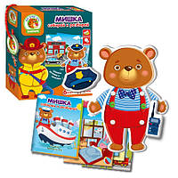 2109-06 Игра с подвижными деталями Мишка тм Vladi Toys