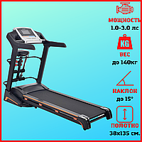 Беговая дорожка с массажером электрическая складная Atleto A10 тренажер спортивный для бега с углом наклона