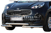 Передняя дуга Kia Sportage IV Ø60*60