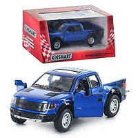 KMKT5365W Модель джип 5 FORD F-150 SVT RAPTOR SUPERCREW (2013): металическая, инерционная, открываются двери,