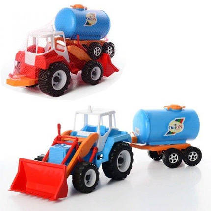 KM051OR Іграшка Трактор молоковоз скріпок тм Оріон, фото 1