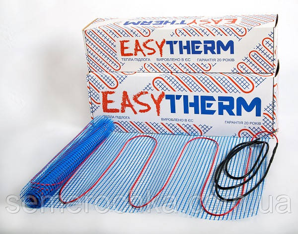 Нагрівальний мат Easytherm EM, 10 м2 2000 Вт, тепла під плитку Easymate, Ітерм кабельний