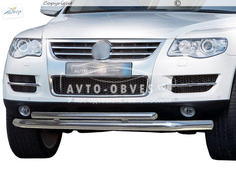 Двойная дуга Volkswagen Touareg 2002-2010 - тип: Ø:70х42 мм - фото 2 - id-p545577907