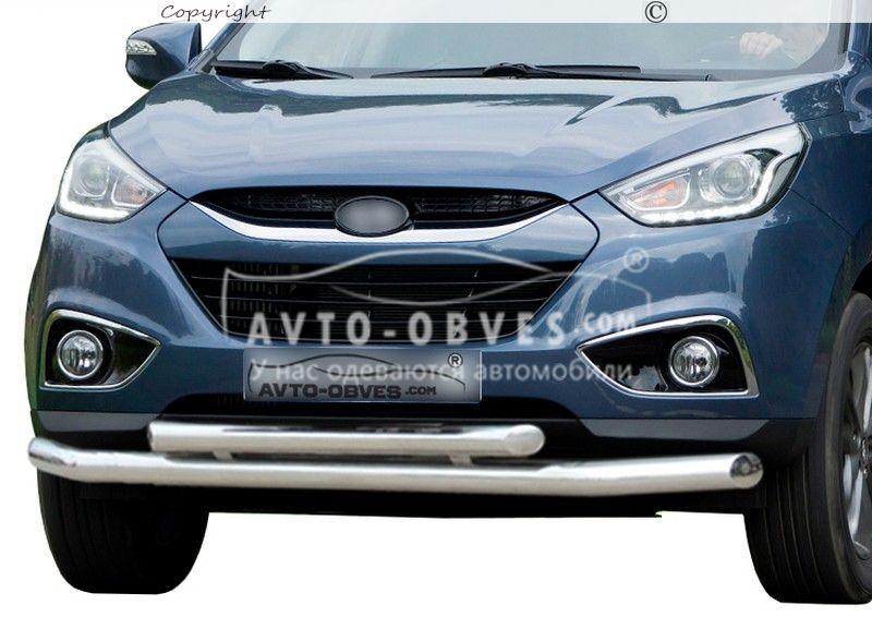 Подвійна дуга Hyundai ix35 2010-2016 - тип: Ø:60х42 мм