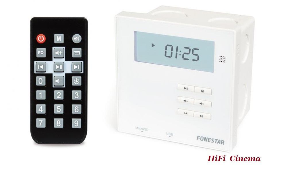 Fonestar WA-66R стерео підсилювач що монтується в стіну з USB microSD AUX Bluetooth FM-радіо
