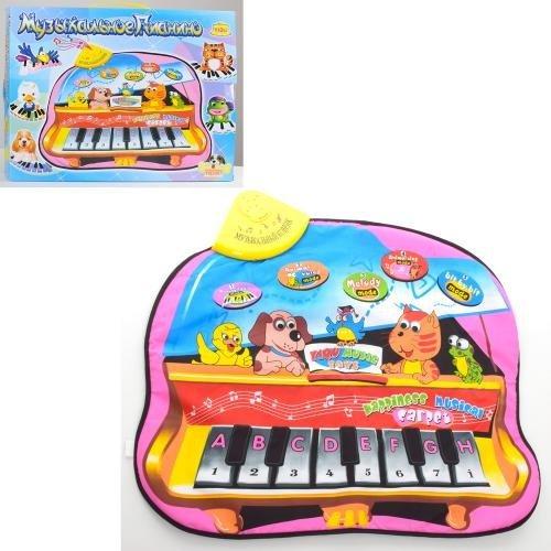 KMYQ2957 Килимок ігровий, 68-60см, піаніно, муз,звук, світло, на бат-ке, в кор-ке, 38-31,5-5см