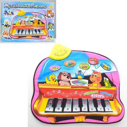 KMYQ2957 Килимок ігровий, 68-60см, піаніно, муз,звук, світло, на бат-ке, в кор-ке, 38-31,5-5см, фото 1