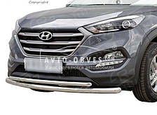 Подвійна дуга Hyundai Tucson 2015-2019 - тип: Ø:60х42 мм