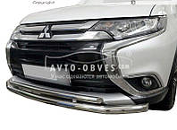 Двойная дуга Mitsubishi Outlander 2015-2021 - тип: Ø:60х42 мм