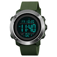 Электронные мужские часы Skmei 1416 Silver-Black-Military Wristband