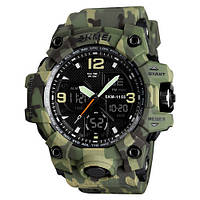 Спортивные (армейские) Мужские часы Skmei 1155B Military Green