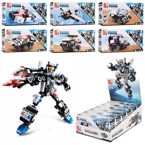 Конструктор Sluban Транспорт M38-B0635 6 шт/уп ID 4185945