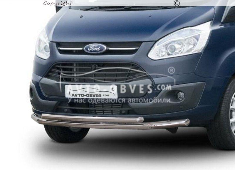 Двойная дуга Ford Custom 2013-2020 под заказ - тип: Ø:60х60 мм - фото 1 - id-p545569005