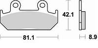 Тормозные колодки BRAKING 704SM1