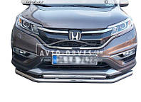 Двойная дуга Honda CRV 2016-2017 - тип: Ø:60х42 мм