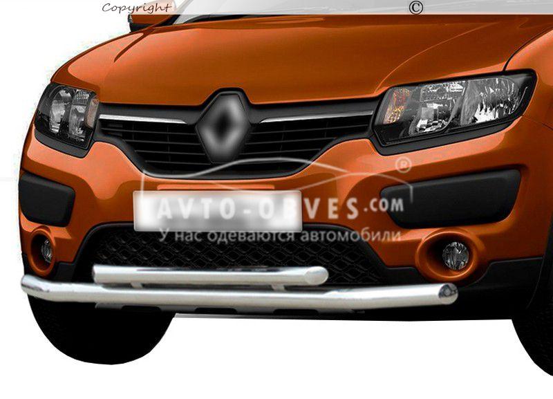 Подвійна дуга Renault Sandero Stepway - тип: Ø:60х42 мм, фото 1