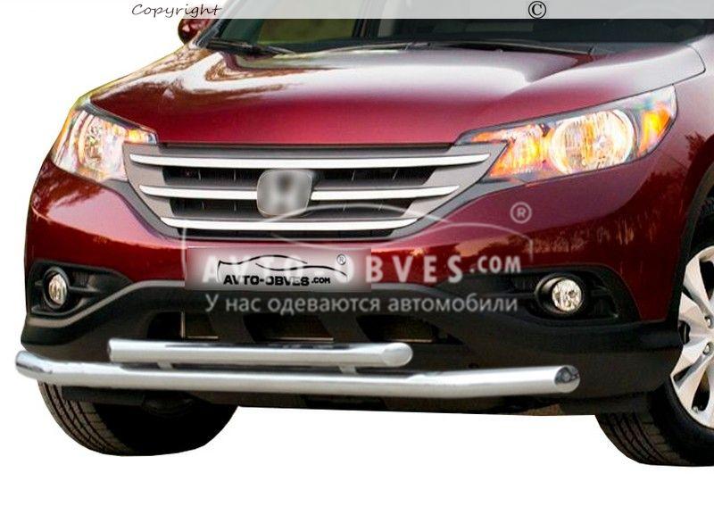 Двойная дуга Honda CRV 2013-2016 - тип: Ø:60х42 мм - фото 1 - id-p545409473