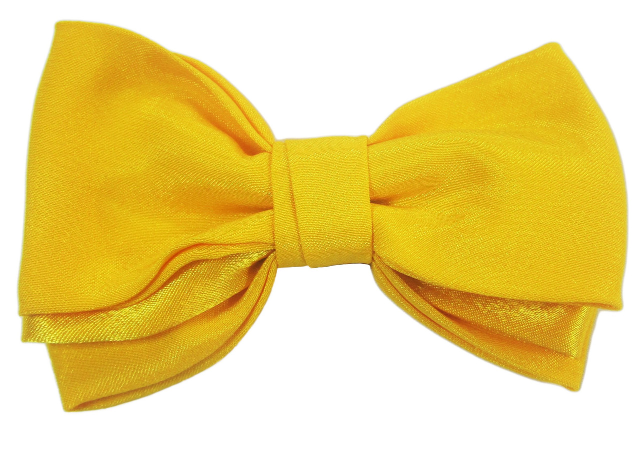 Краватка метелик Atteks потрійна жовта - 1210