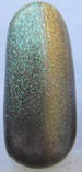 ГЕЛЬ-ЛАК ХАМЕЛЕОН КОТЯЧЕ ОКО MY NAIL 9МЛ насичений зелений з переливом в м'ятно-зелений з золотим глитером, фото 4