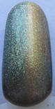ГЕЛЬ-ЛАК ХАМЕЛЕОН КОТЯЧЕ ОКО MY NAIL 9МЛ насичений зелений з переливом в м'ятно-зелений з золотим глитером, фото 3