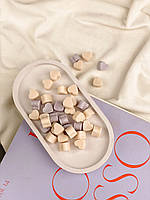 Набір ароматичних соєвих міні-саше (30шт) на гіпсовій підставці ручної роботи