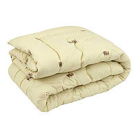 Зимнее шерстяное одеяло 200х220 "Sheep" молочное стеганое микрофибра овчина (322.52ШУ)