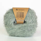 Пряжа Drops Brushed Alpaca Silk (колір 21 sage green), фото 2
