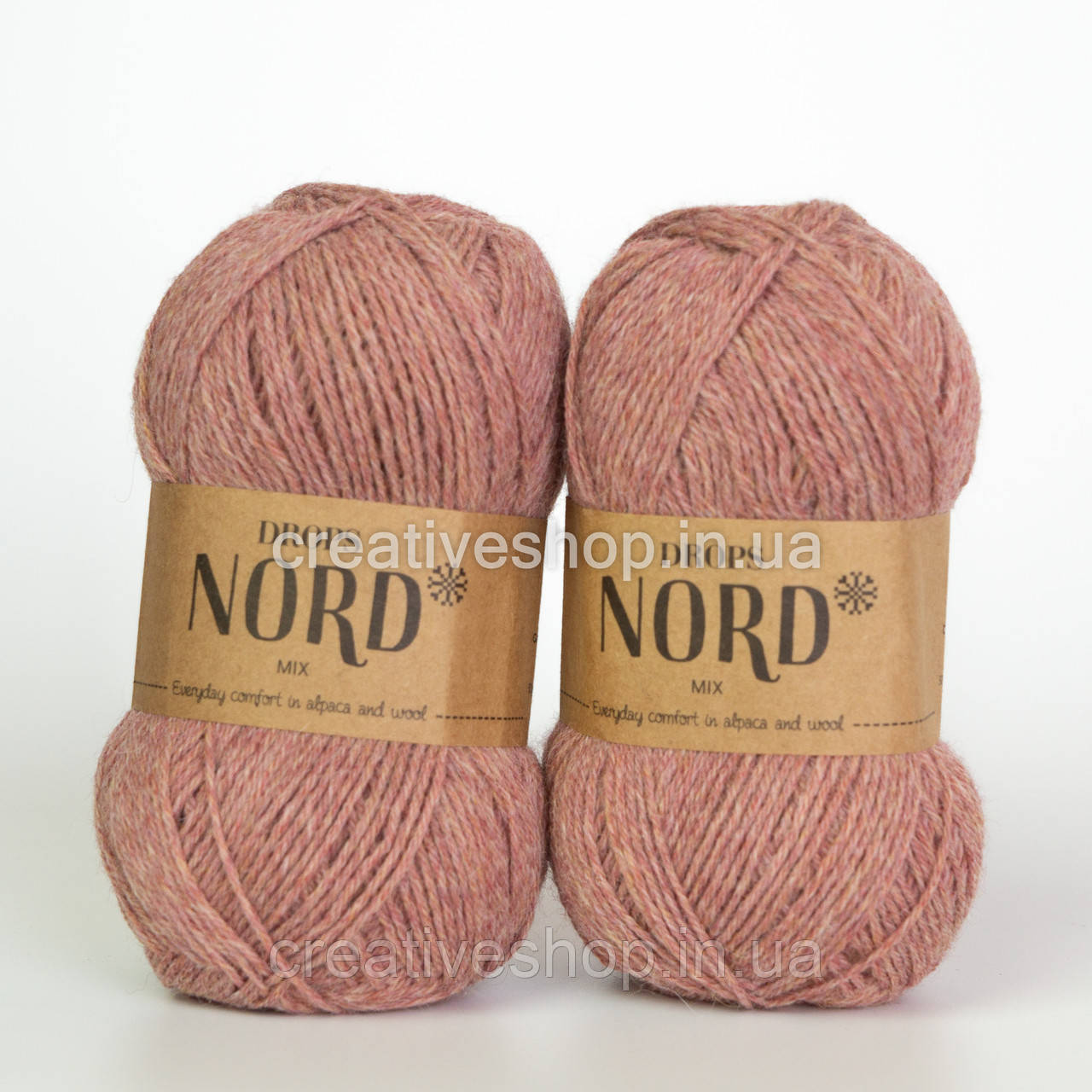 Пряжа Drops Nord Mix (колір 20 blush), фото 1