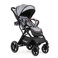 Прогулянкова коляска Ninos Nava (Нінос Нава) Light Grey (світло-сірий колір)