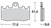 Тормозные колодки BRAKING 892CM55