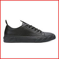 Чоловічі шкіряні кеди Karl Lagerfeld Leather Low-Top Sneakers розмір US 9 (повномірні, 28) ОРИГІНАЛ