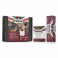 Набор для бритья Proraso Duo Pack Tube + Balm Sandalwood