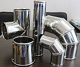 Кожух для ізоляції теплотрас з металу для димоходу і вентиляції - відвід 90* - Діаметр 210 мм, фото 6