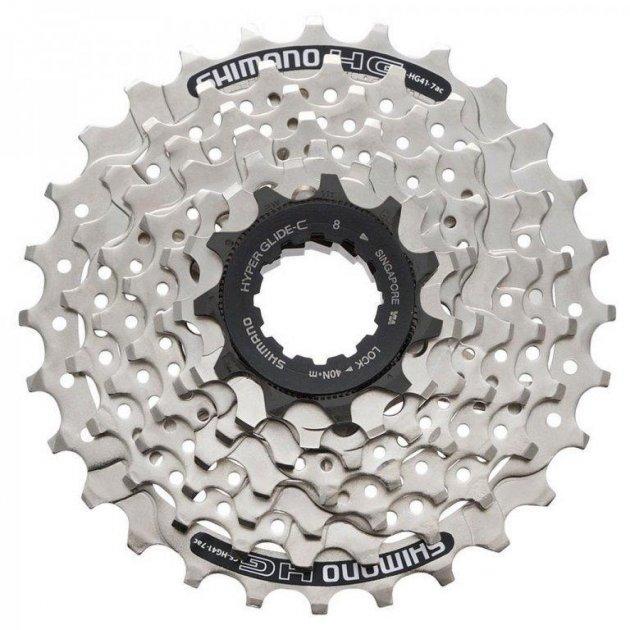 Касета Shimano CS-HG41 7ск. 11-28T, срібло.