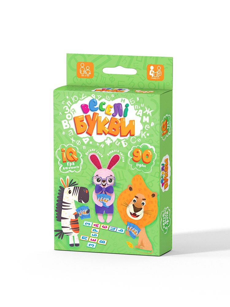 Мини-игра Danko Toys Веселі букви (Укр) (G-VB-01-U)