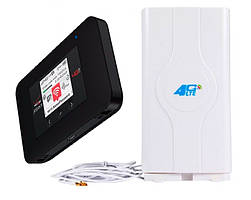 Комплект 4G+LTE+3G WiFi Роутер Netgear AC791L + 4340 mAh Київстар, Vodafone, Lifecell з антеною MIMO 2×9dbi