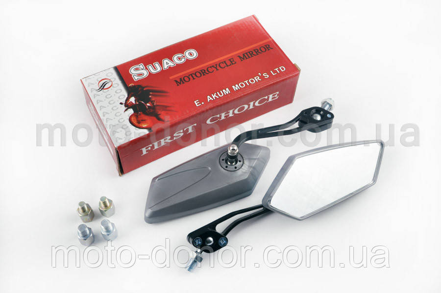 Дзеркала багатокутні mod:200, 8/10 mm "SUACO" (срібло)