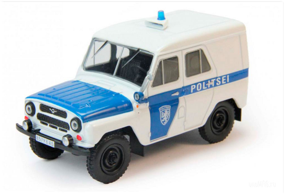 Полицейские Машины Мира №74 УАЗ-469 | Коллекционная модель 1:43 | DeAgostini