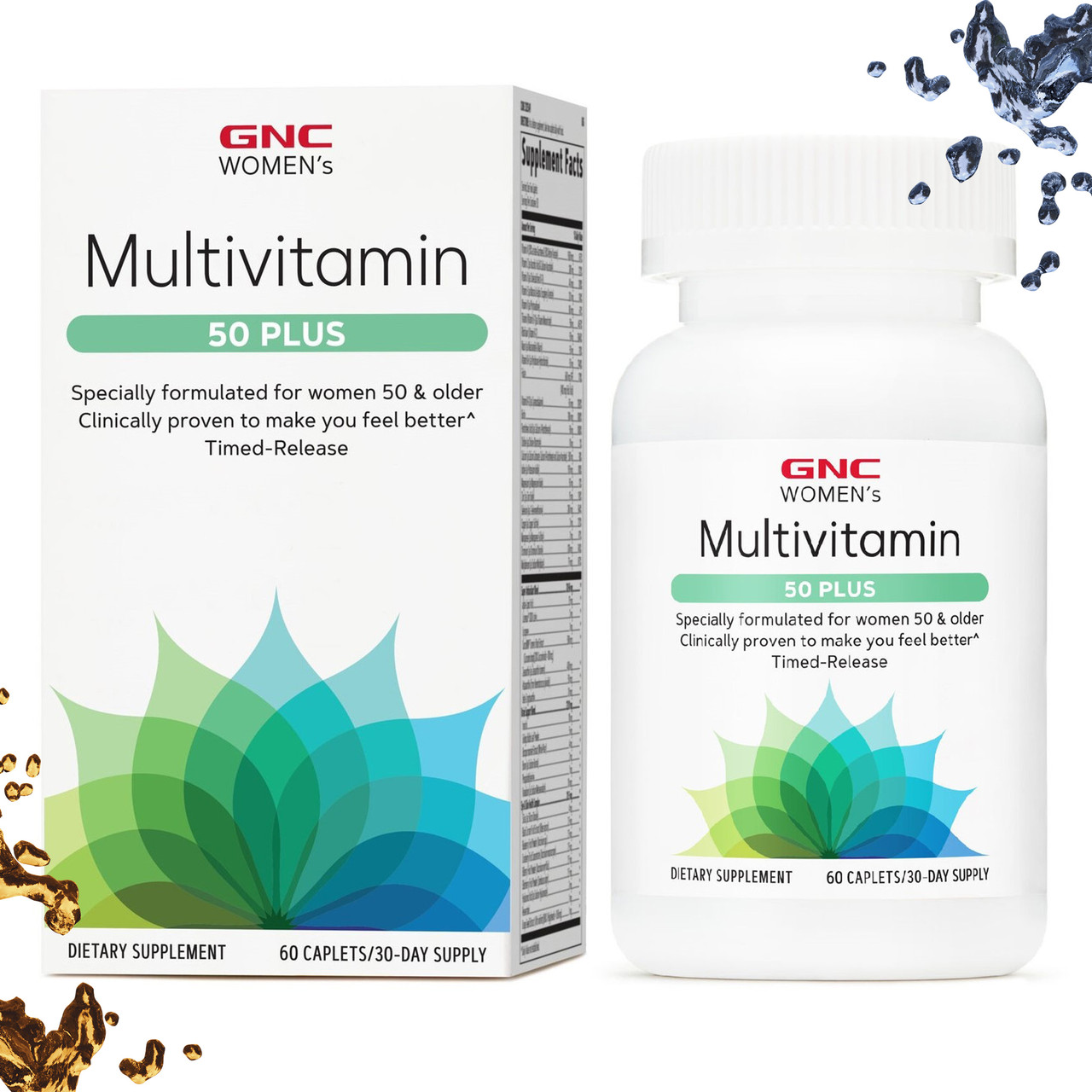Вітаміни для жінок 50+ GNC Womens Multivitamin 50 Plus 60 таблеток (каплетс), фото 1