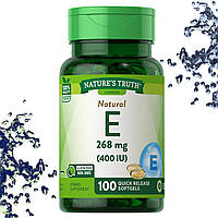 Вітамін Е Nature's Truth Vitamin E 268 мг (400 IU) 100 гелевих капсул