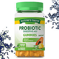 Пробиотик Nature's Truth Probiotic Digestive Aid Gummies (Вкус тропических фруктов) 50 вег. жевательных конфет