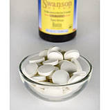 Біотин  Swanson Biotin 10.000 мкг 60 таблеток, фото 2