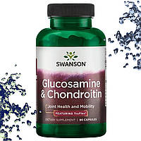 Хондропротектор Swanson Glucosamine & Chondroitin 90 капсул