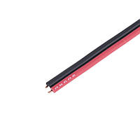 Провод аудио 2x14x0,12мм2 (медь) черный+красный, PVC SoundStar