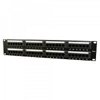 Патч-панель 19" 48xRJ-45 UTP cat.5е, 2U, тип 110 Cablexpert (NPP-C548CM-001) - Топ Продаж!