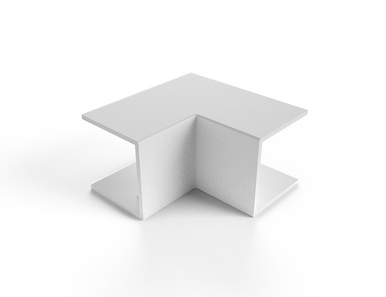 Кут внутрішній кабель-каналу 12Х12мм, Mutlusan