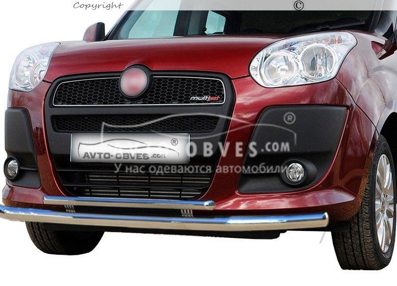 Двойная дуга Fiat Doblo 2010-2014 - тип: Ø:60х60 мм - фото 1 - id-p553800818