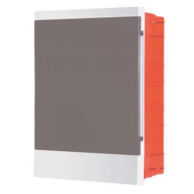 Бокс 24 модуля, прихованої установки, (345x275x79), вогнестійкий, сірі дверцята, COMFORT - фото 1 - id-p1553597956