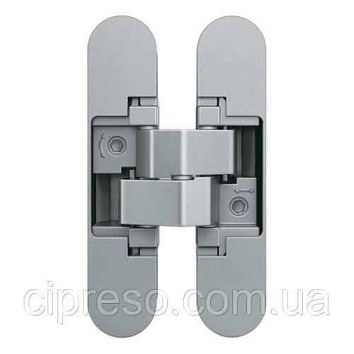 Петля звичайна або для коробок Anselmi AN 142 3D матовий хром, фото 1