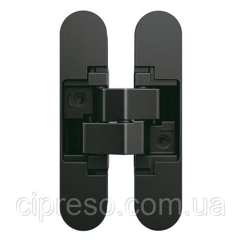 Петля звичайна або для коробок Anselmi AN 142 3D чорна, фото 1